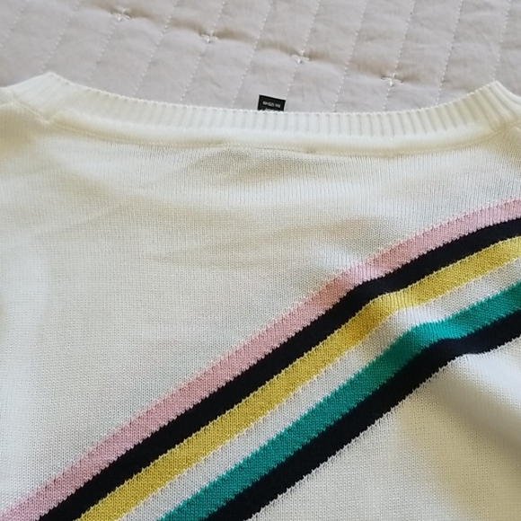 Topshop Chevron Fine Gauge Sweater Size 4 - Picture 8 of 8